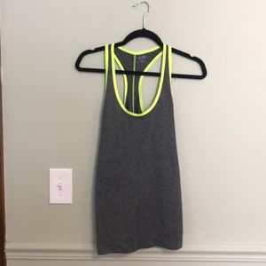 Gray workout tank
